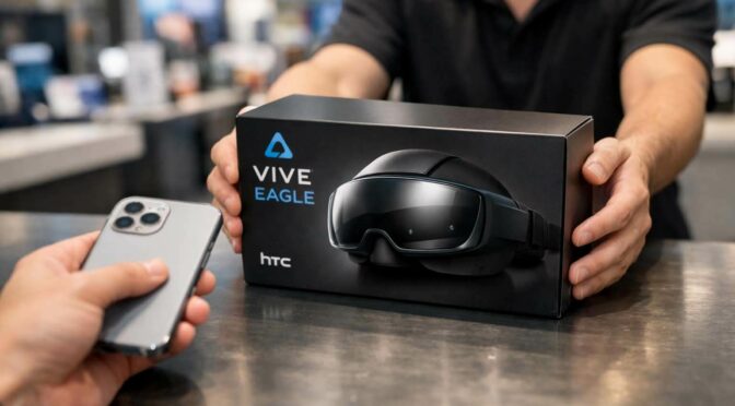 iPhone 18 還沒出先別急！把舊 iPhone 17/16 拿來換 HTC VIVE Eagle，週末宅家更快樂